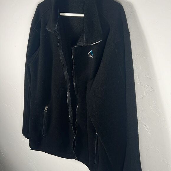 🔥 DENALI Fleece Full Zip Jacket - Black - Men Sz XL - *Zipper Flaw but Good - Picture 3 of 10